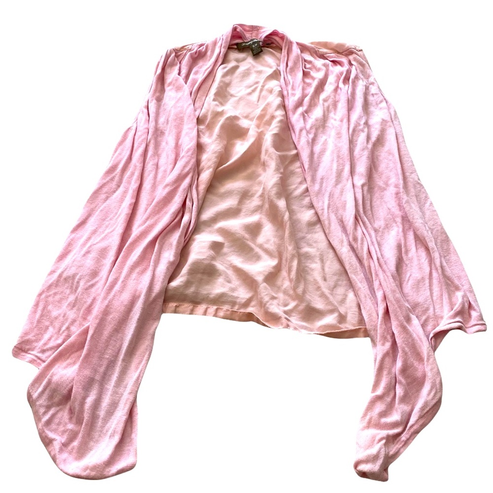 Light pink Tommy bahama lightweight. Longer in the front! Super cute!